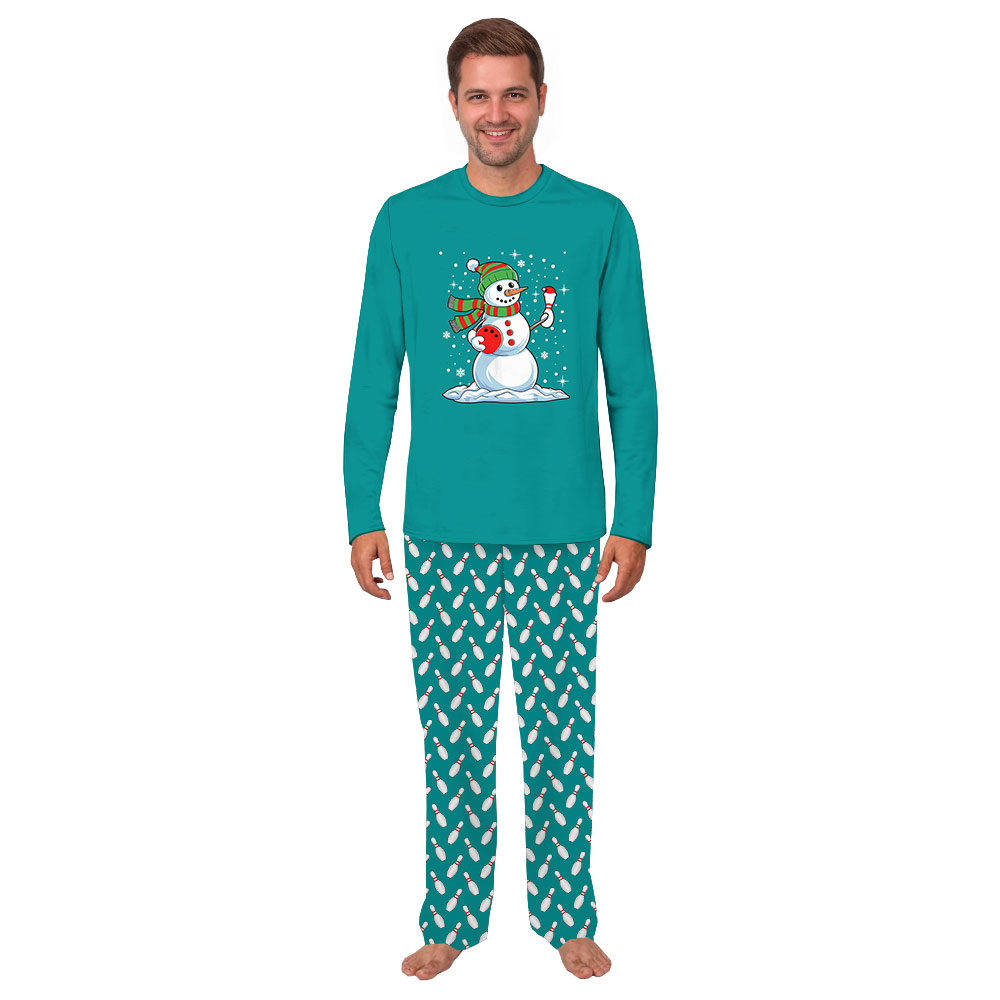 Snow Bowling Christmas Family Holiday Pajamas Snow Bowling Christmas Family Holiday Pajamas