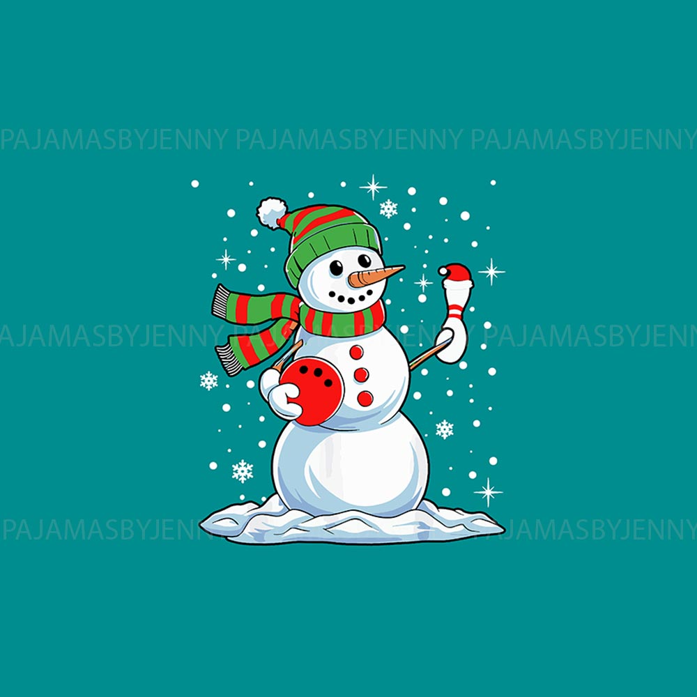 Snow Bowling Christmas Family Holiday Pajamas Snow Bowling Christmas Family Holiday Pajamas