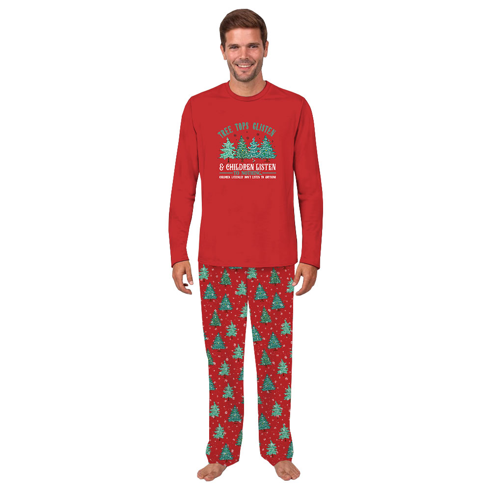 Festive Christmas Carol Pajamas For Extended Family