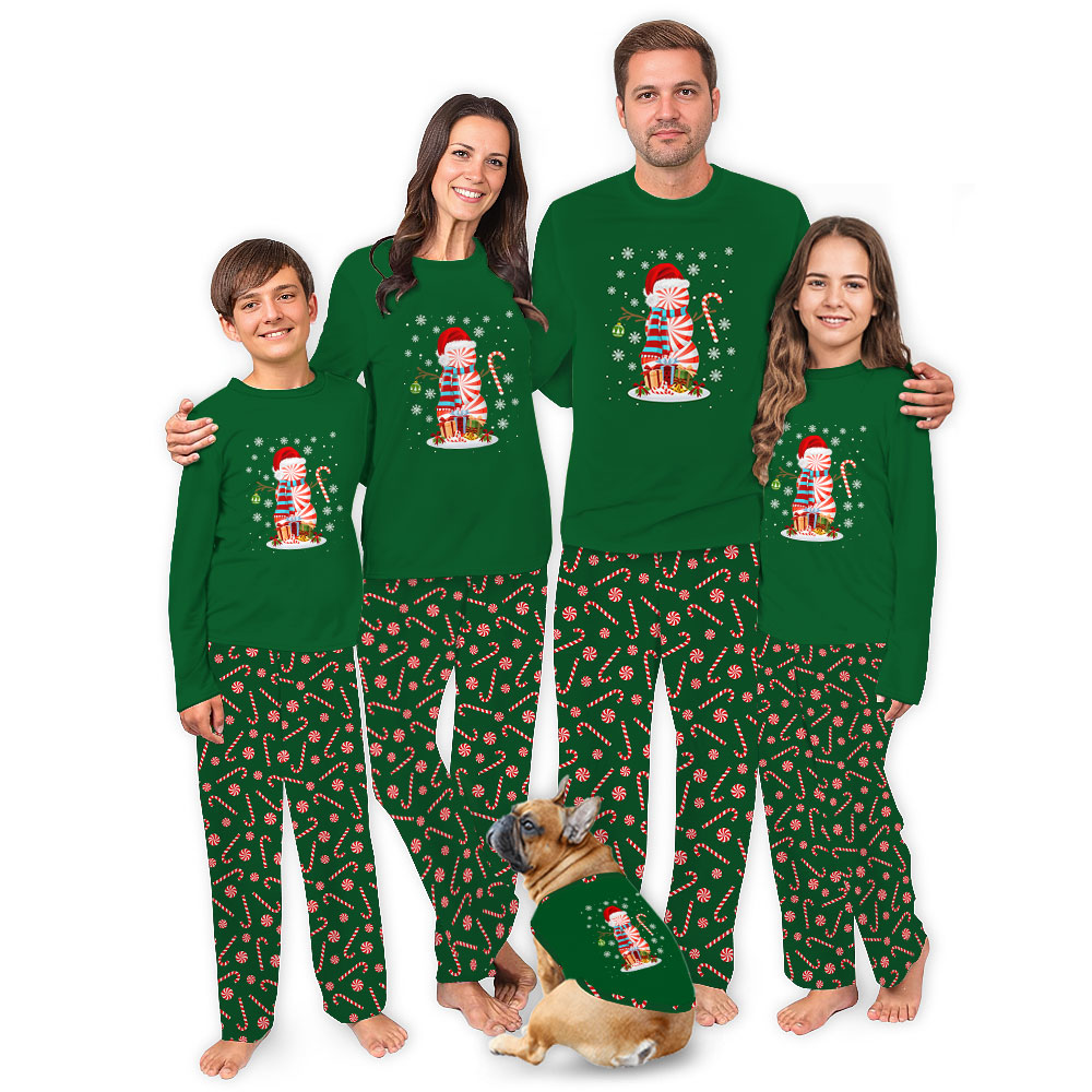 Sweet Candy Christmas Pajamas Matching Family Sweet Candy Christmas Pajamas Matching Family