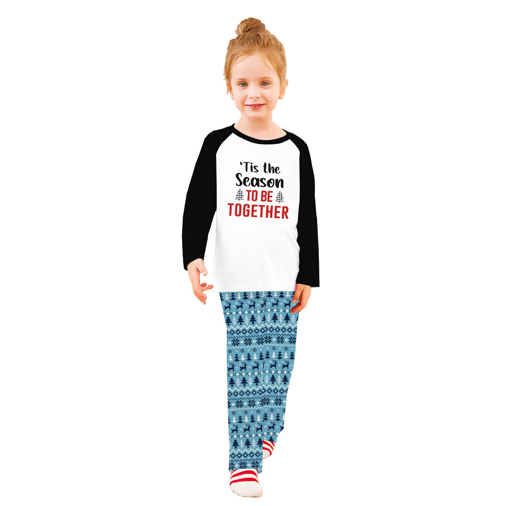Festive Tis' The Season To Be Together Pajamas For Christmas Festive Tis' The Season To Be Together Pajamas For Christmas