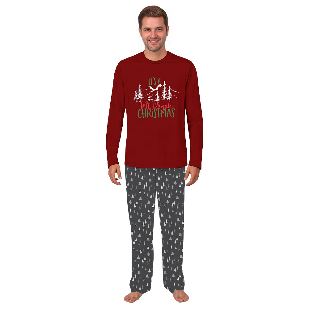 Personalized Name Mountain Christmas Matching Dog And Owner Holiday Pajamas Personalized Name Mountain Christmas Matching Dog And Owner Holiday Pajamas