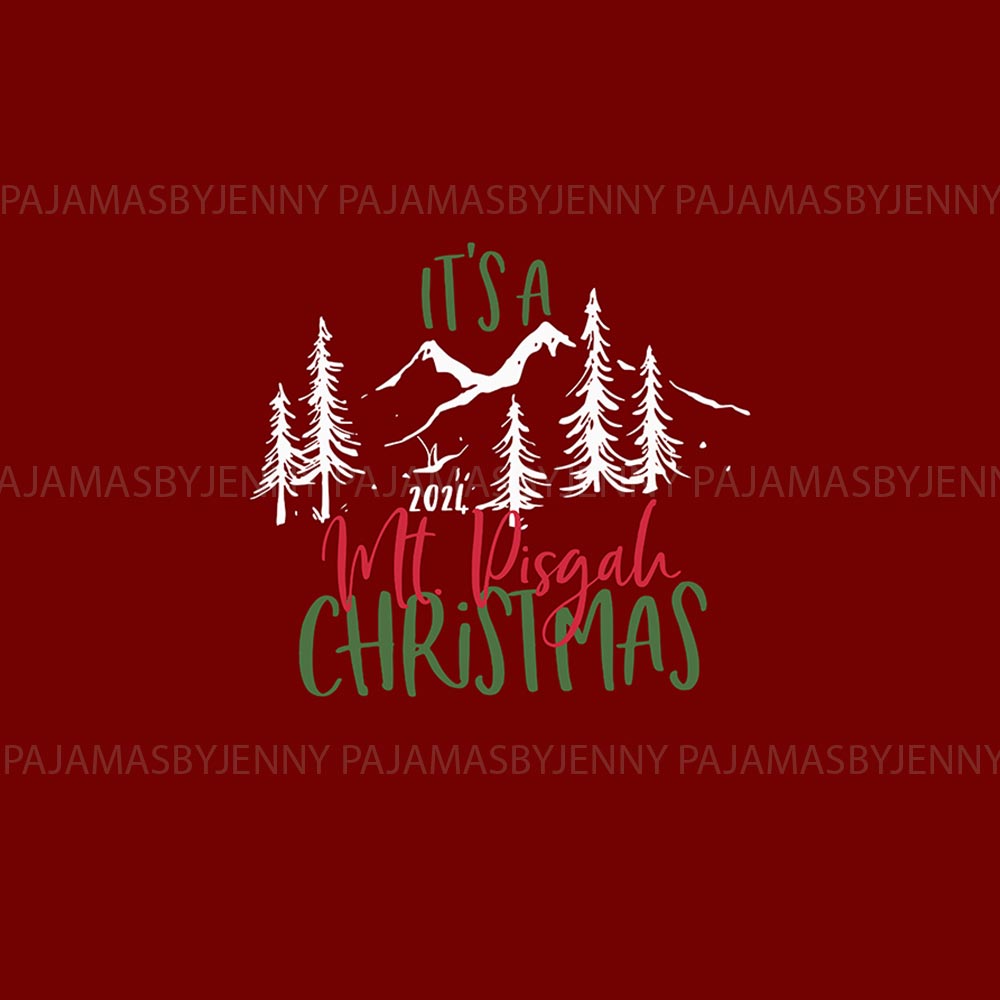 Personalized Name Mountain Christmas Matching Dog And Owner Holiday Pajamas Personalized Name Mountain Christmas Matching Dog And Owner Holiday Pajamas