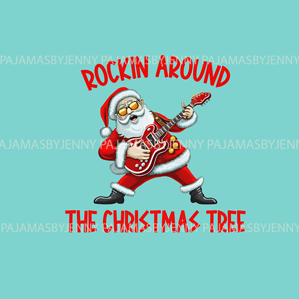 Funny Rockin Around The Christmas Tree Music Christmas Pajamas Funny Rockin Around The Christmas Tree Music Christmas Pajamas