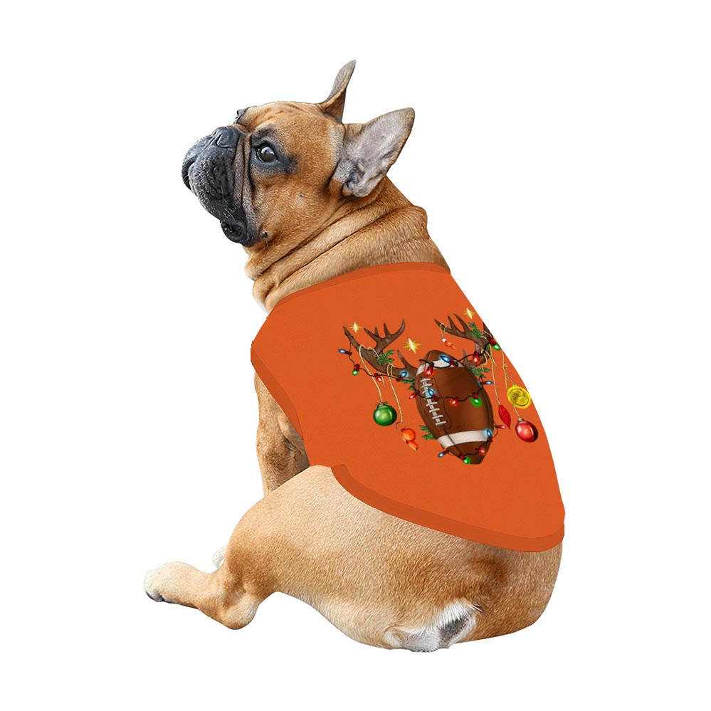 Matching American Football Christmas Pajamas Sets Orange Matching American Football Christmas Pajamas Sets Orange