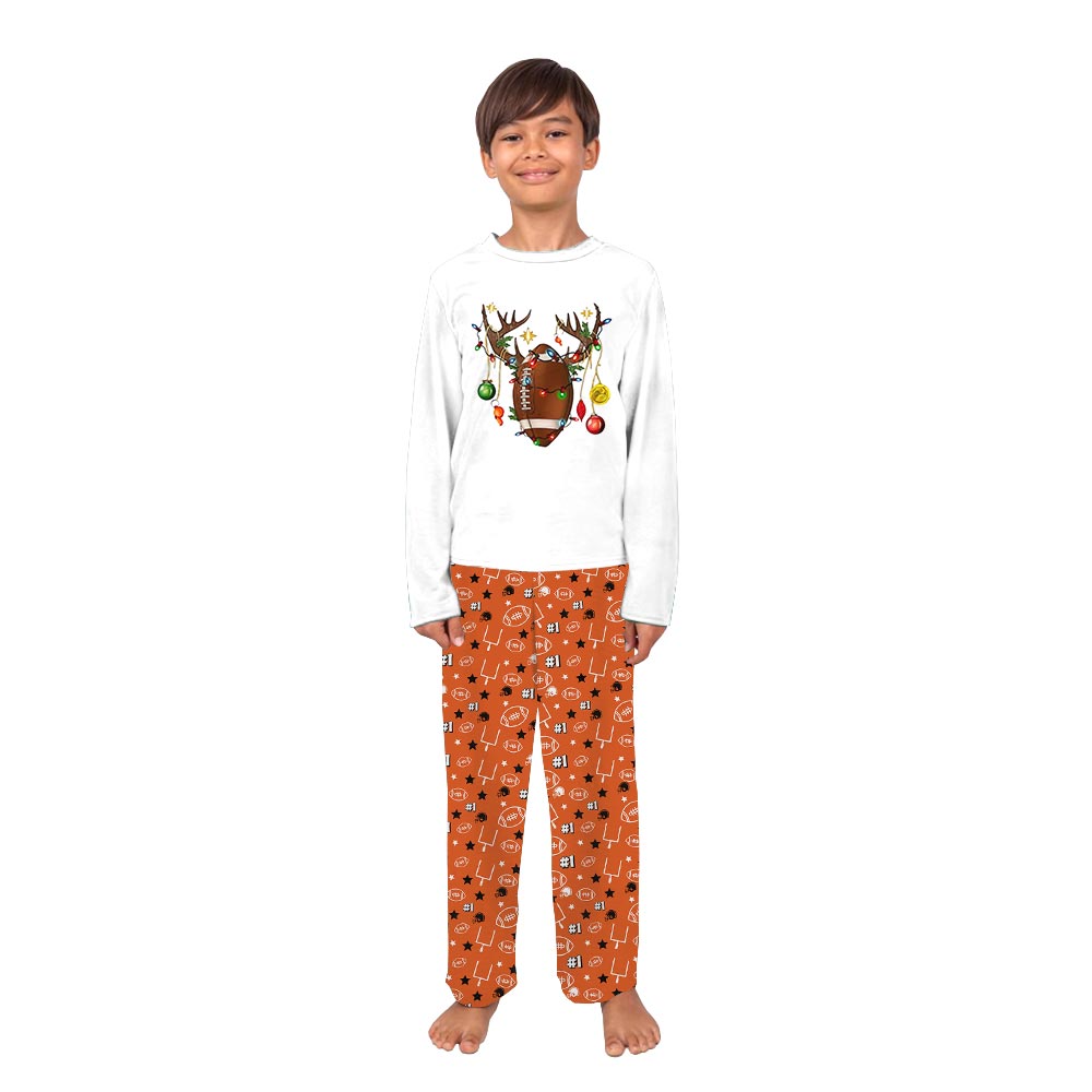 Family Football Christmas Pajama Sets Family Football Christmas Pajama Sets