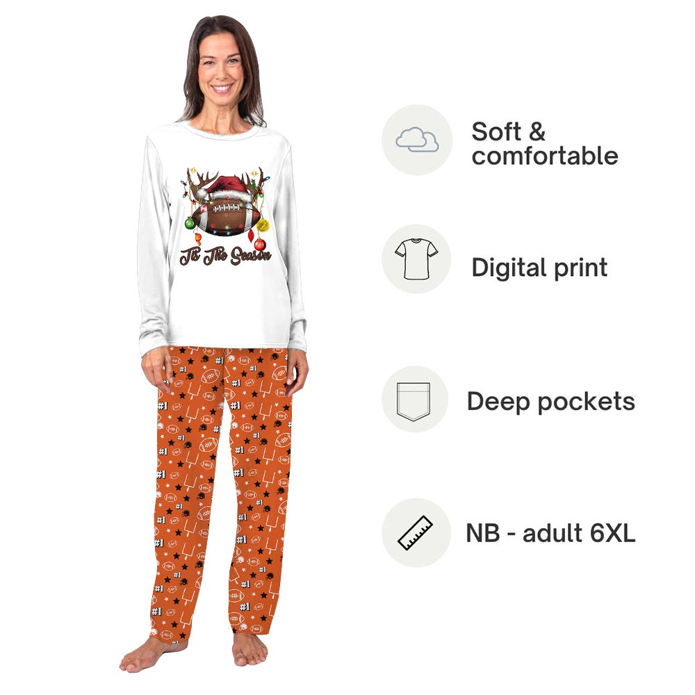 American Football Pajamas Tops And Pants American Football Pajamas Tops And Pants