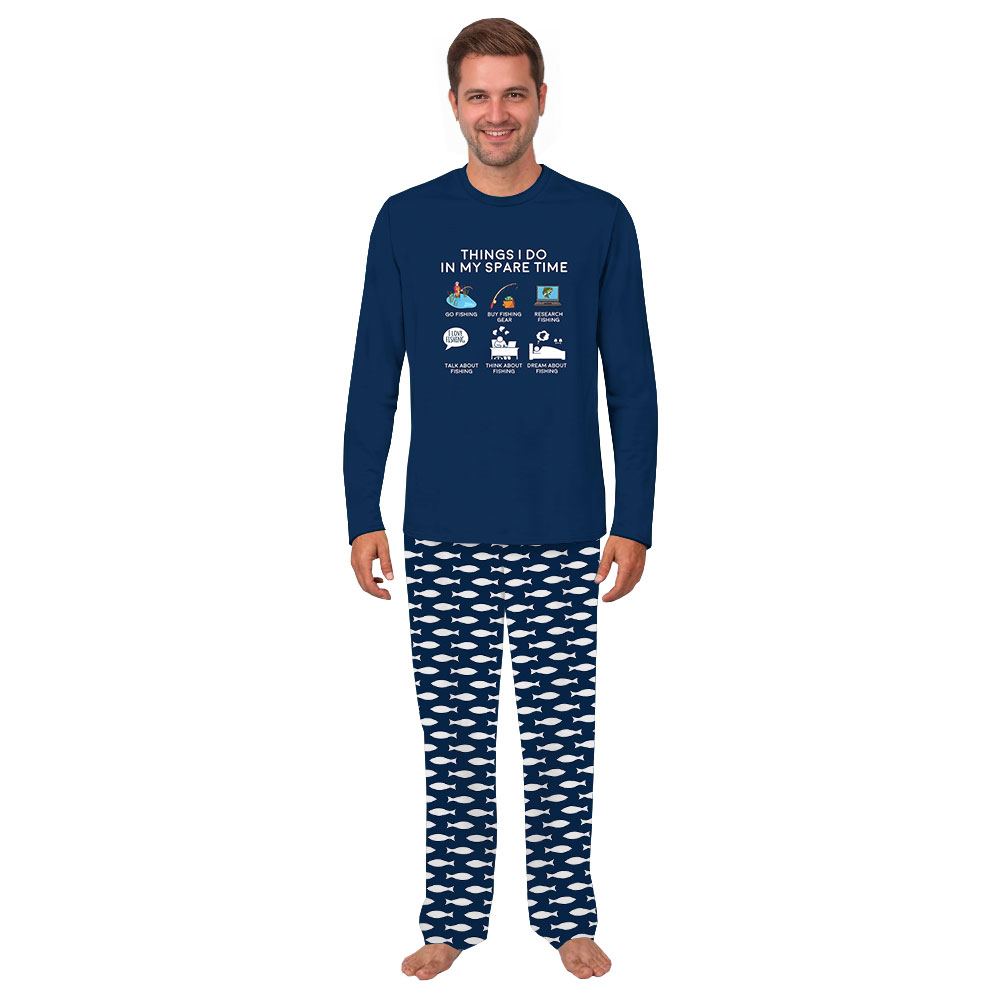 Funny Gone Fishing Pajamas For Men And Women Funny Gone Fishing Pajamas For Men And Women