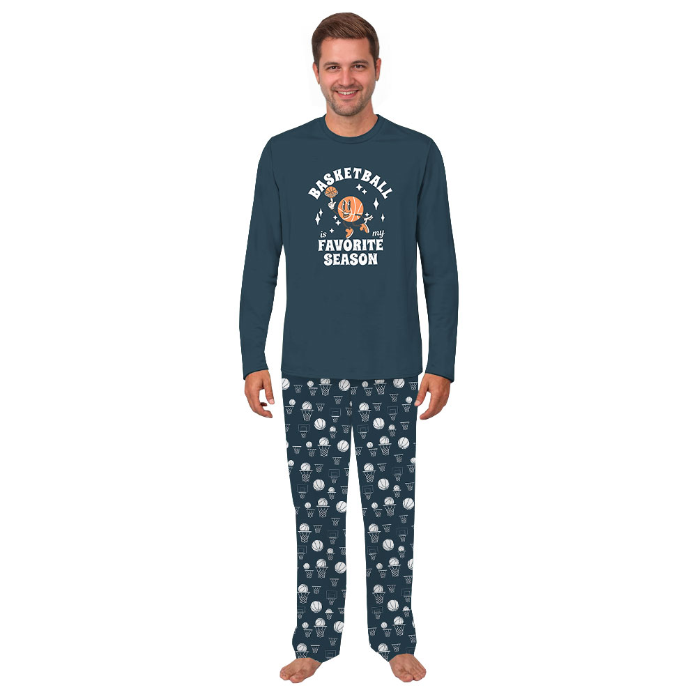 Funny Basketball Is My Favorite Season PJs Sets Funny Basketball Is My Favorite Season PJs Sets