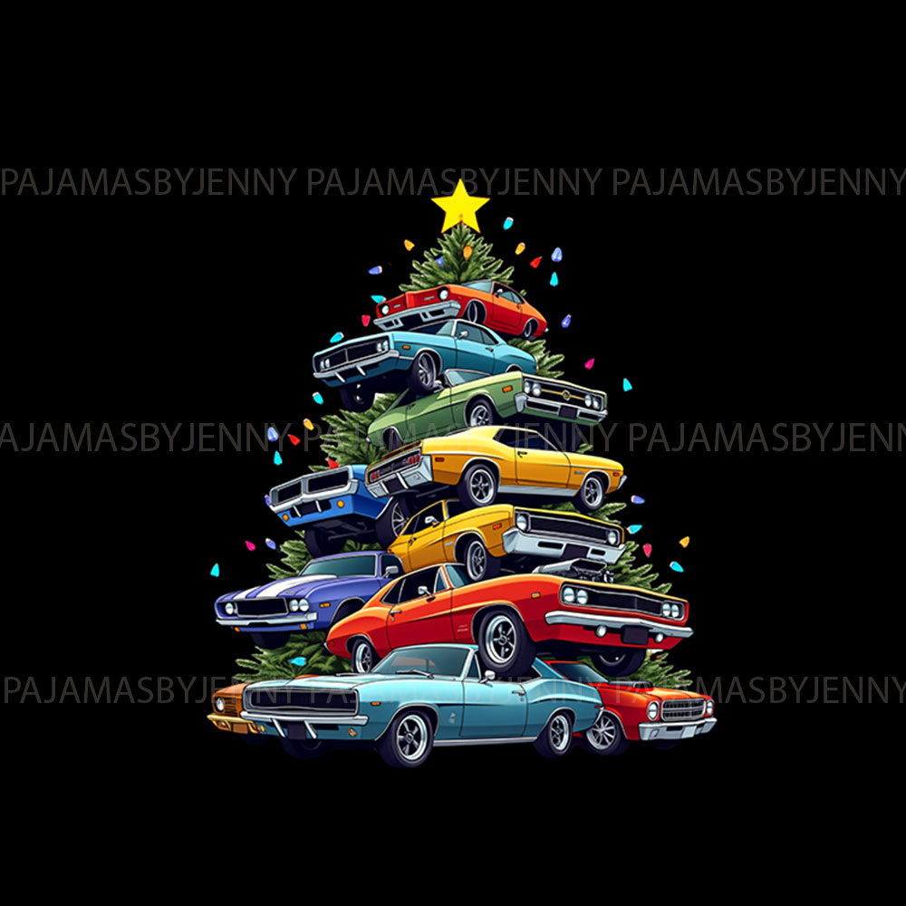 Festive Race Car Christmas Pajamas For Adults And Kids Festive Race Car Christmas Pajamas For Adults And Kids
