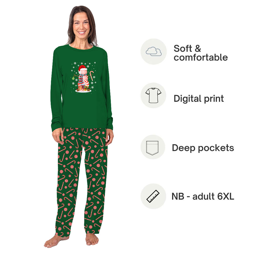 Sweet Candy Christmas Pajamas Matching Family Sweet Candy Christmas Pajamas Matching Family
