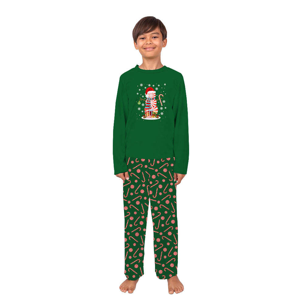 Sweet Candy Christmas Pajamas Matching Family Sweet Candy Christmas Pajamas Matching Family
