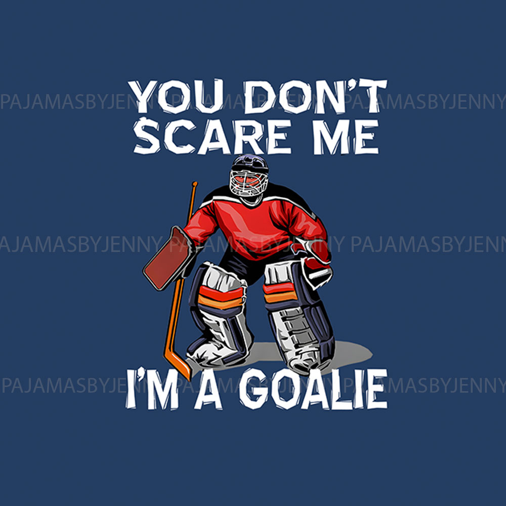 Funny Hockey Goalie Pajamas Sets Navy Funny Hockey Goalie Pajamas Sets Navy