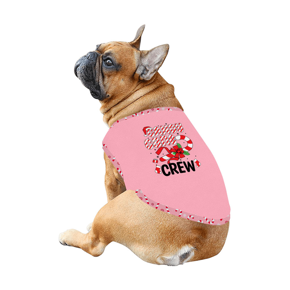 Pink Candy Cane Crew Christmas Pajamas For Family Pink Candy Cane Crew Christmas Pajamas For Family