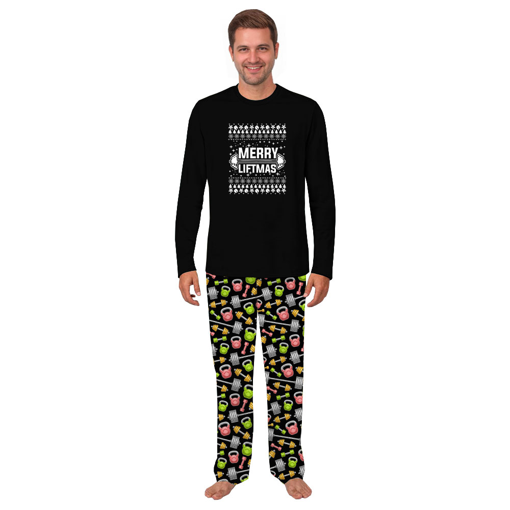Merry Liftmas Christmas Pajamas For Gymnastics Lovers Merry Liftmas Christmas Pajamas For Gymnastics Lovers