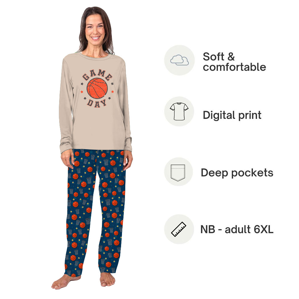Unique Game Day Pajamas For Basketball Lovers Unique Game Day Pajamas For Basketball Lovers