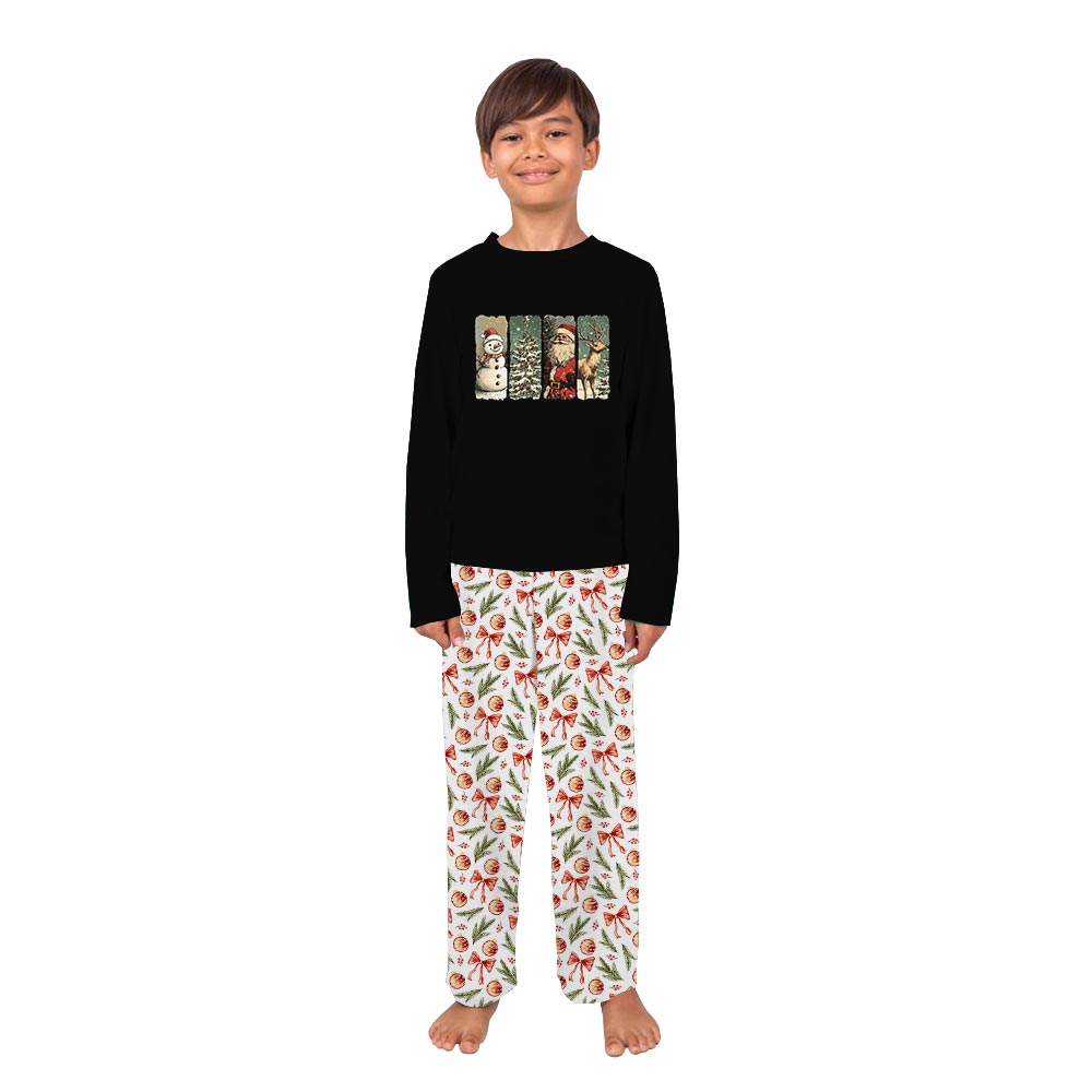Retro Christmas Family Matching Pajamas For Christmas Retro Christmas Family Matching Pajamas For Christmas
