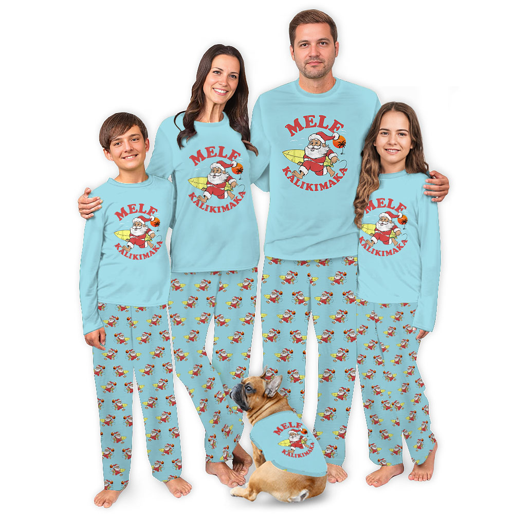 Mele Kalikimaka Christmas Pajamas For Family And Pets Mele Kalikimaka Christmas Pajamas For Family And Pets