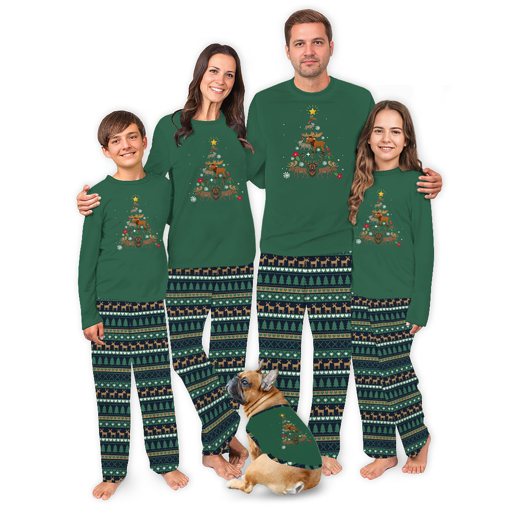 Matching Christmas Moose Pajamas For Adults Matching Christmas Moose Pajamas For Adults