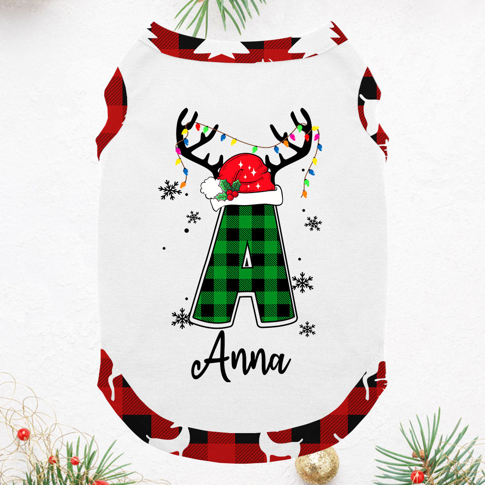 Personalized Reindeer Matching Family Christmas Pajamas With Names Personalized Reindeer Matching Family Christmas Pajamas With Names
