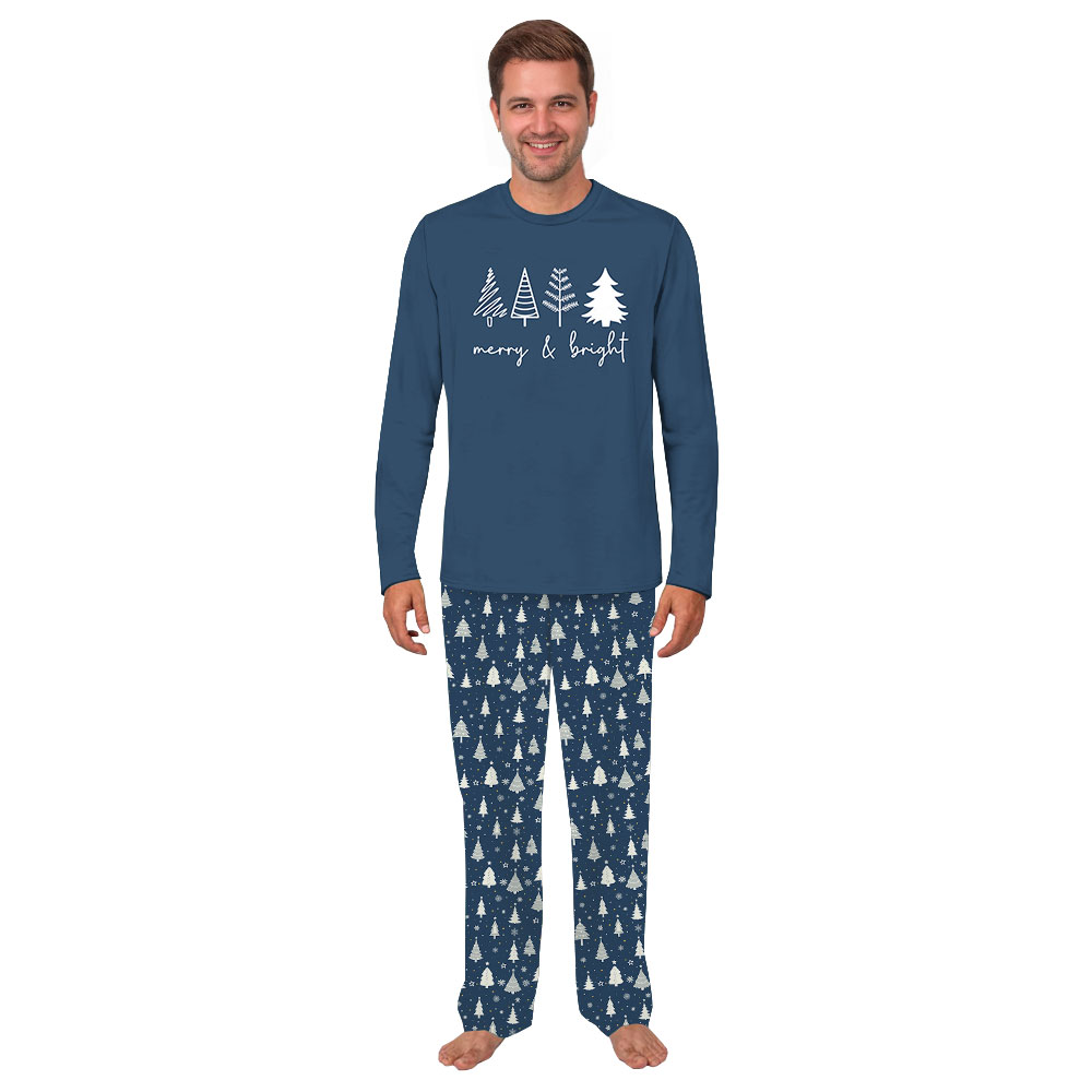 Festive Merry And Bright Family Pajamas For Xmas Festive Merry And Bright Family Pajamas For Xmas
