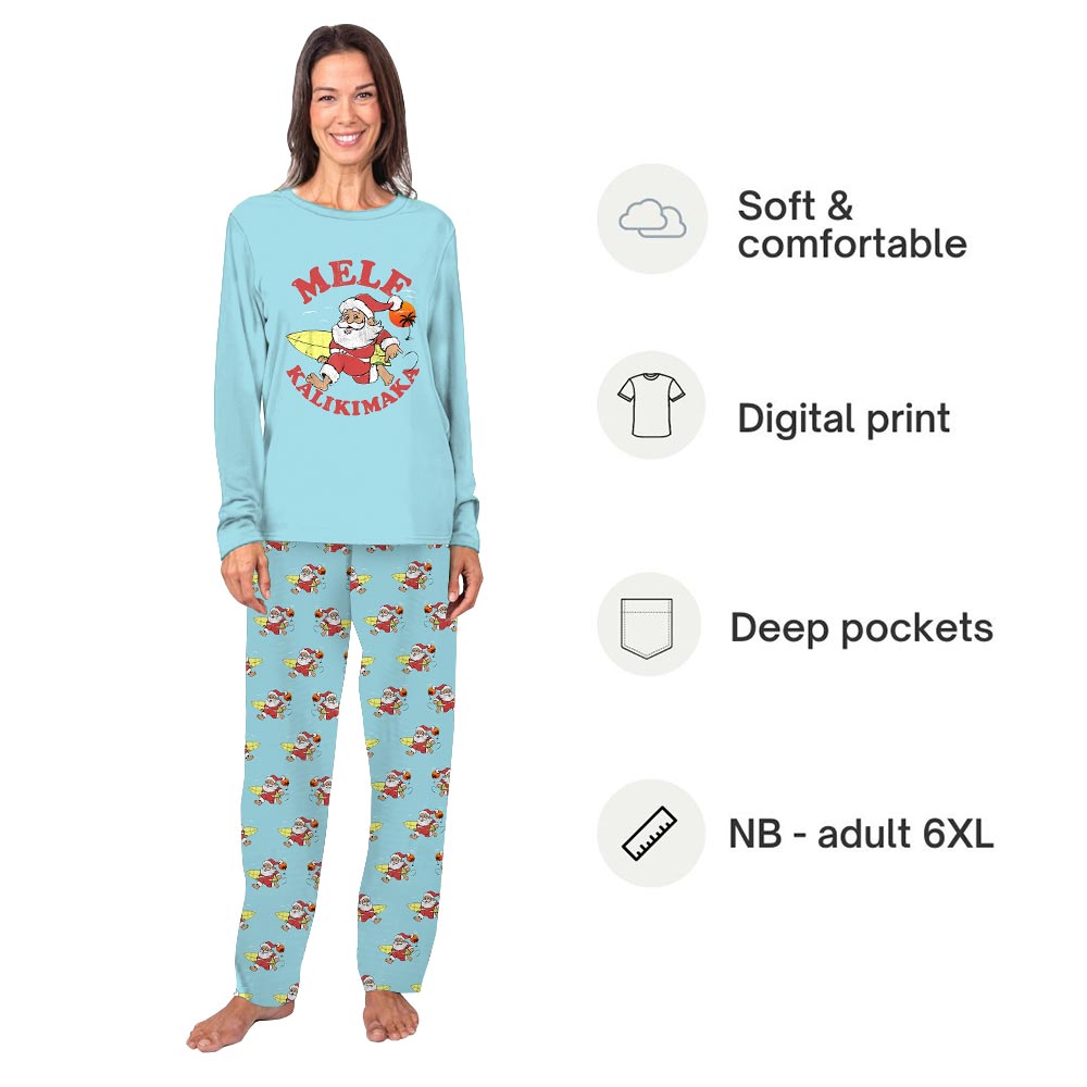 Mele Kalikimaka Christmas Pajamas For Family And Pets Mele Kalikimaka Christmas Pajamas For Family And Pets