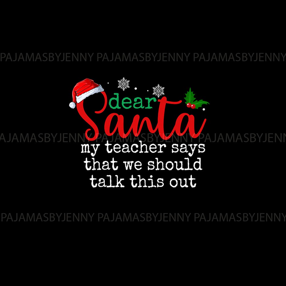 Dear Santa Custom Text Matching Family Christmas Jammies Dear Santa Custom Text Matching Family Christmas Jammies