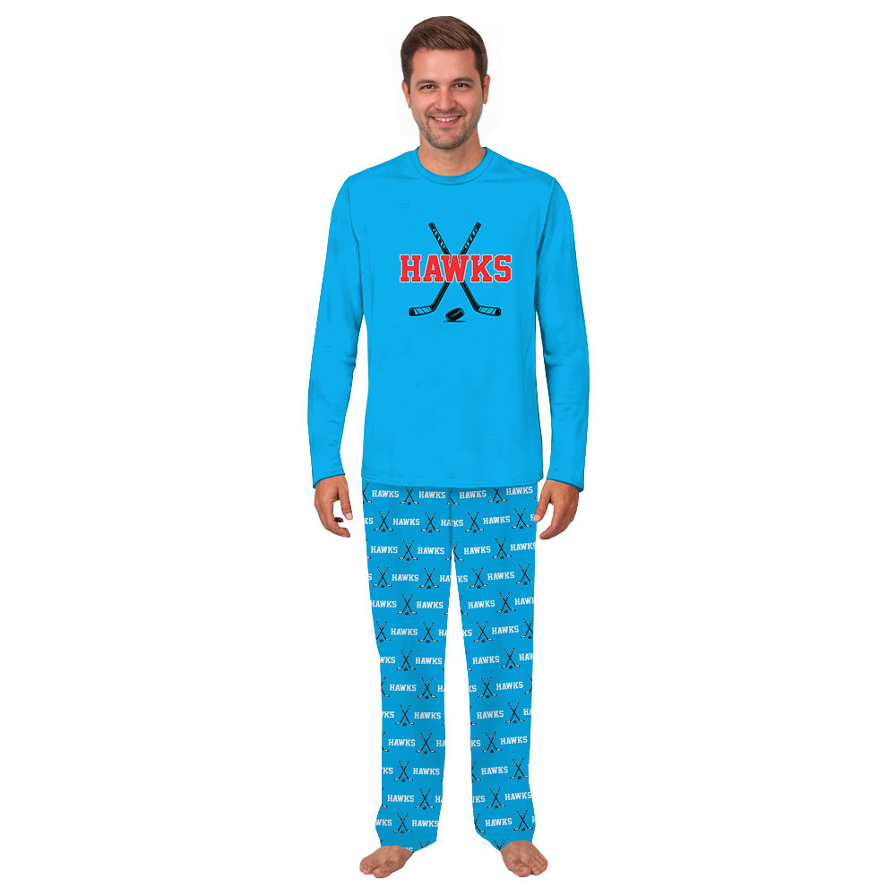 Customizable Hockey Family Pajamas For Men And Women Customizable Hockey Family Pajamas For Men And Women