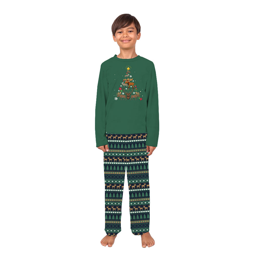 Matching Christmas Moose Pajamas For Adults Matching Christmas Moose Pajamas For Adults