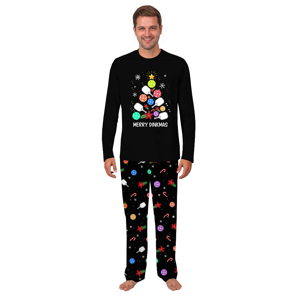 Unique Pickleball Christmas Pajamas Pants And Tops Unique Pickleball Christmas Pajamas Pants And Tops