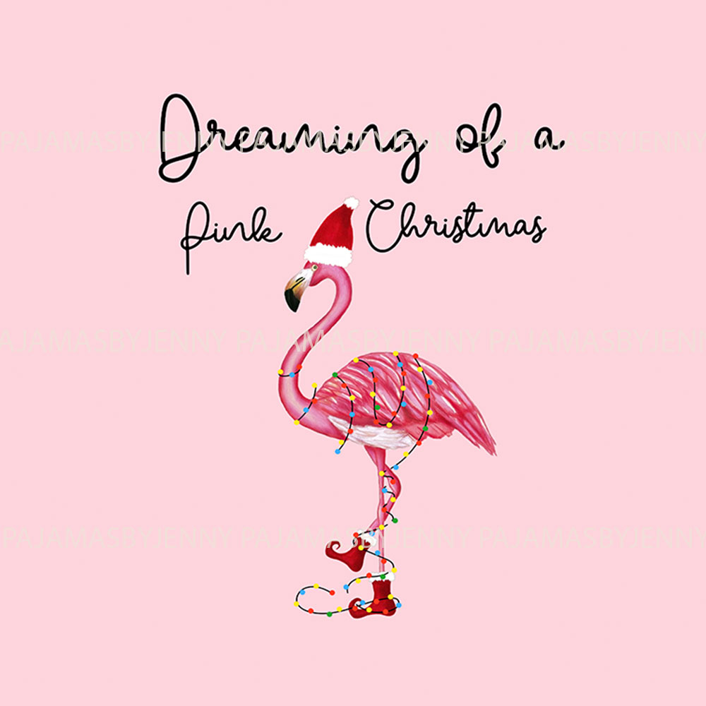 Christmas Pink Flamingo Pajamas For Women And Men Christmas Pink Flamingo Pajamas For Women And Men