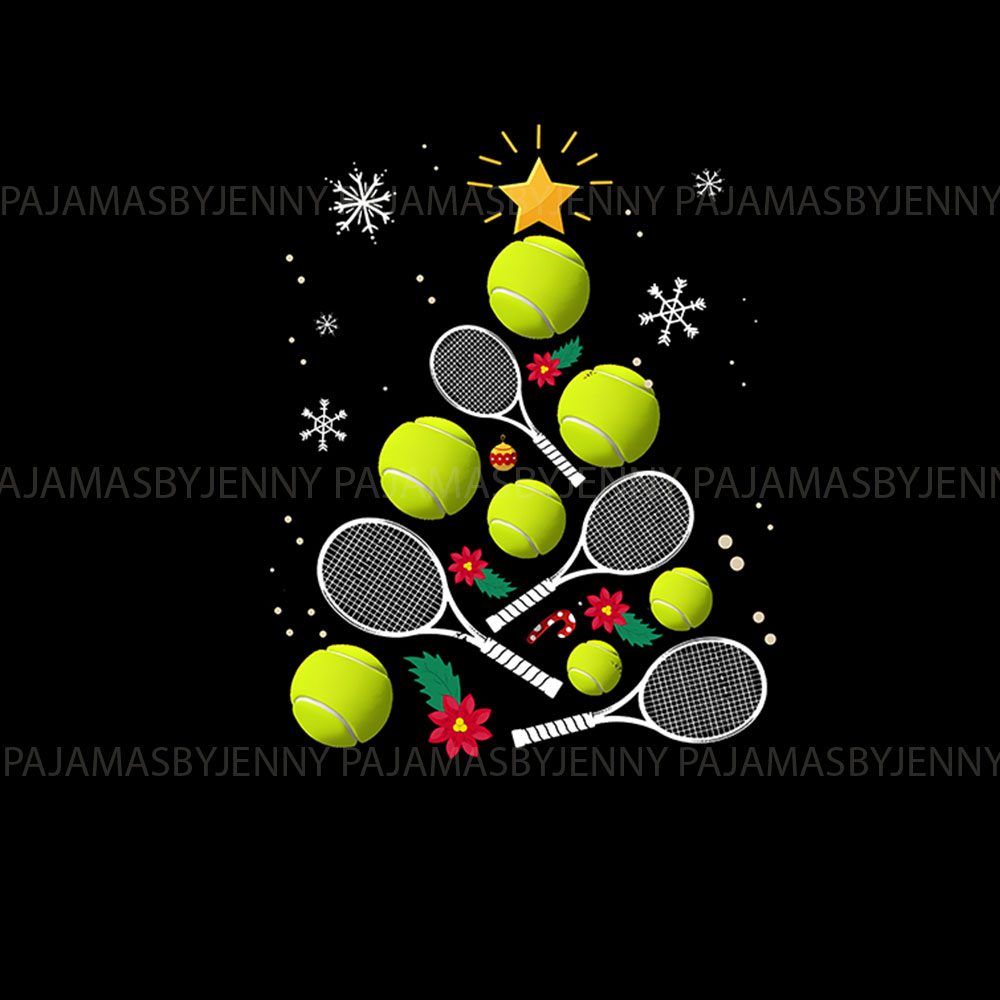 Festive Tennis Ball Pajamas For Christmas Festive Tennis Ball Pajamas For Christmas