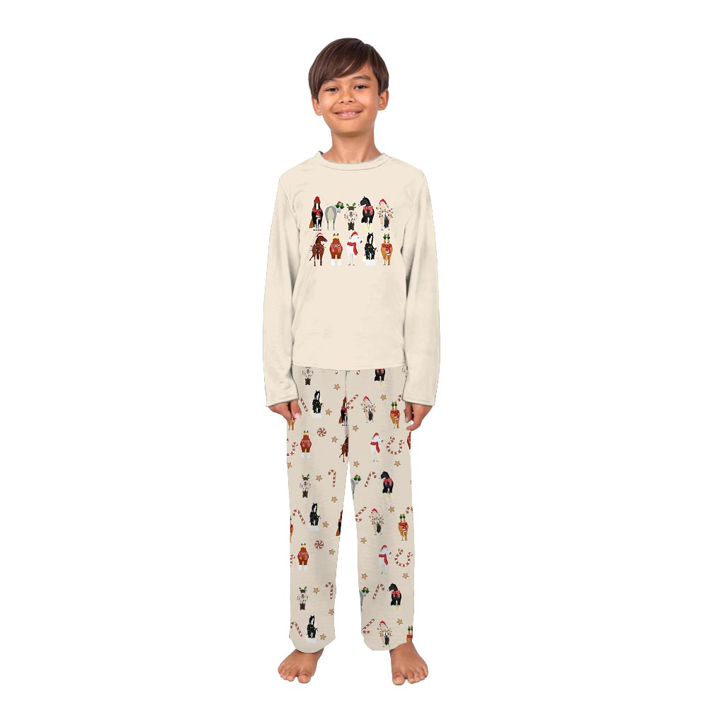 Horse Christmas Pajamas For Family And Pets Horse Christmas Pajamas For Family And Pets
