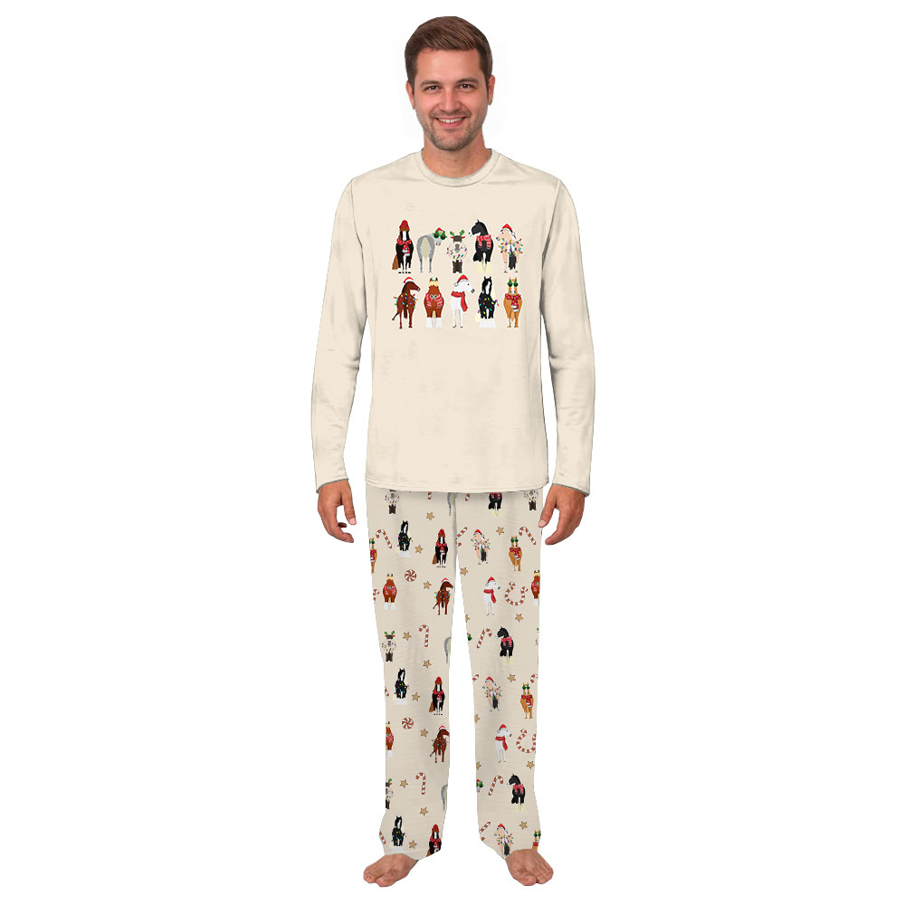 Horse Christmas Pajamas For Family And Pets Horse Christmas Pajamas For Family And Pets