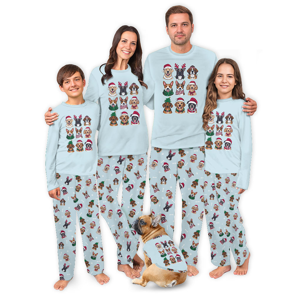 Funny Christmas Pets Matching Dog And Owner Holiday Pajamas Funny Christmas Pets Matching Dog And Owner Holiday Pajamas