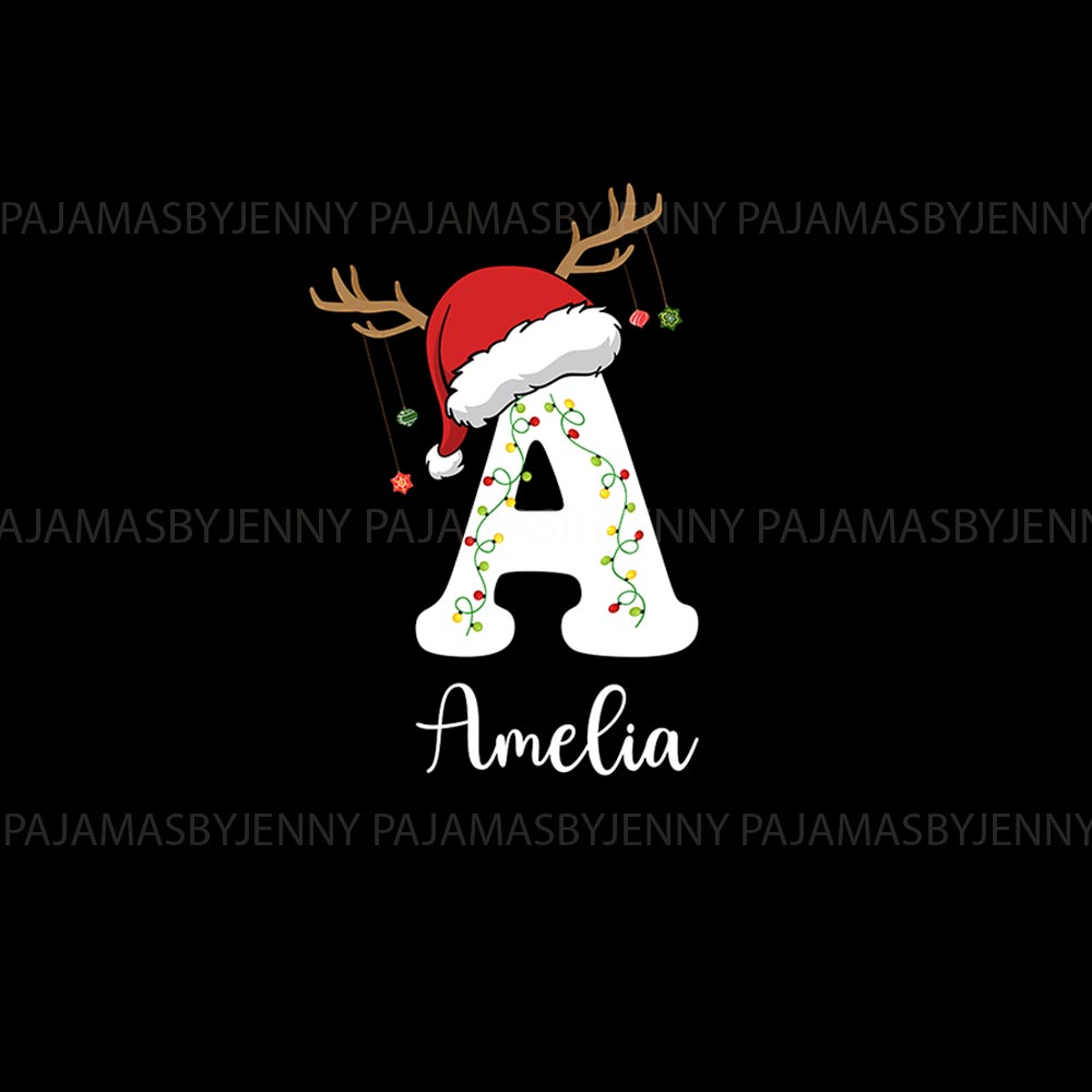 Custom Text Matching Dog And Owner Holiday Pajamas Custom Text Matching Dog And Owner Holiday Pajamas