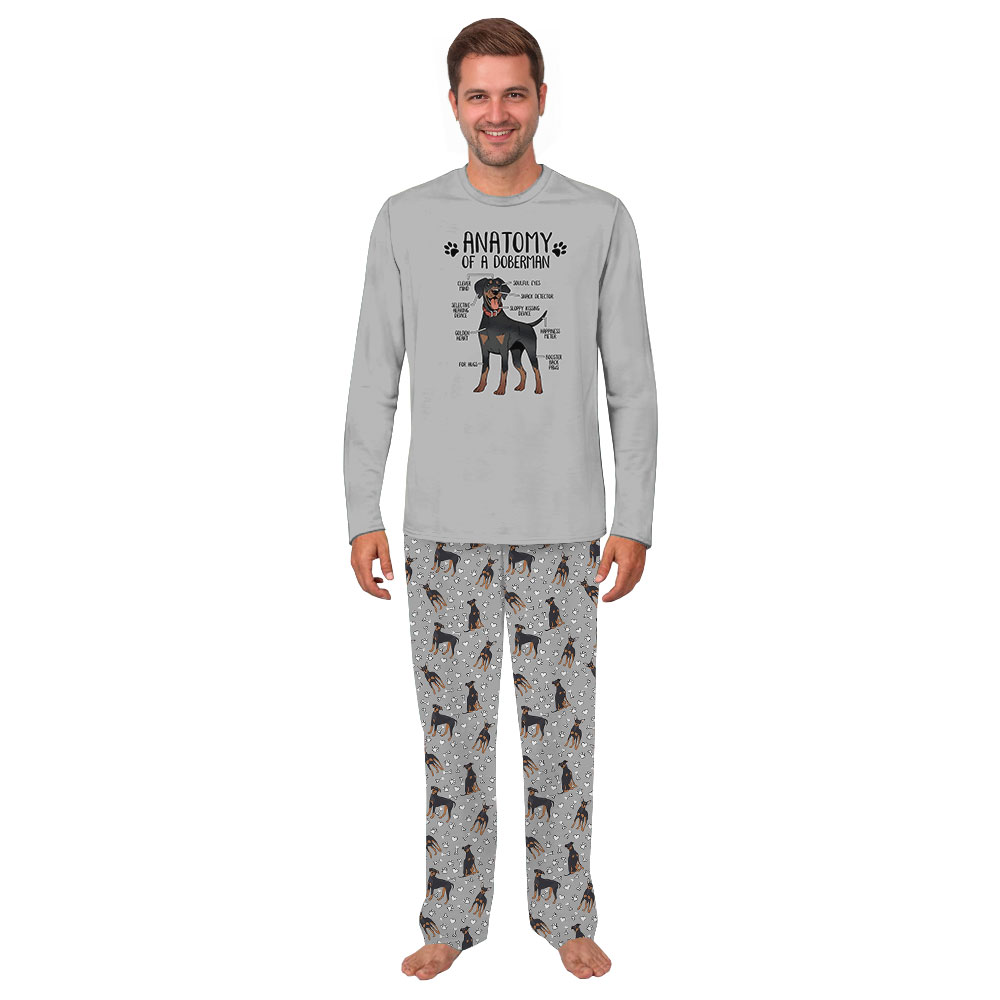 Funny Doberman Pajamas For Adults And Dogs Funny Doberman Pajamas For Adults And Dogs