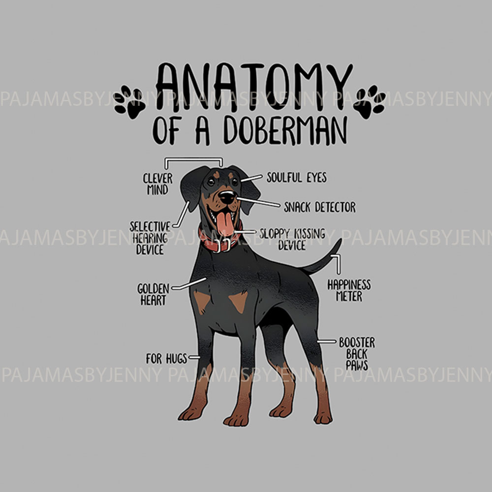 Funny Doberman Pajamas For Adults And Dogs Funny Doberman Pajamas For Adults And Dogs
