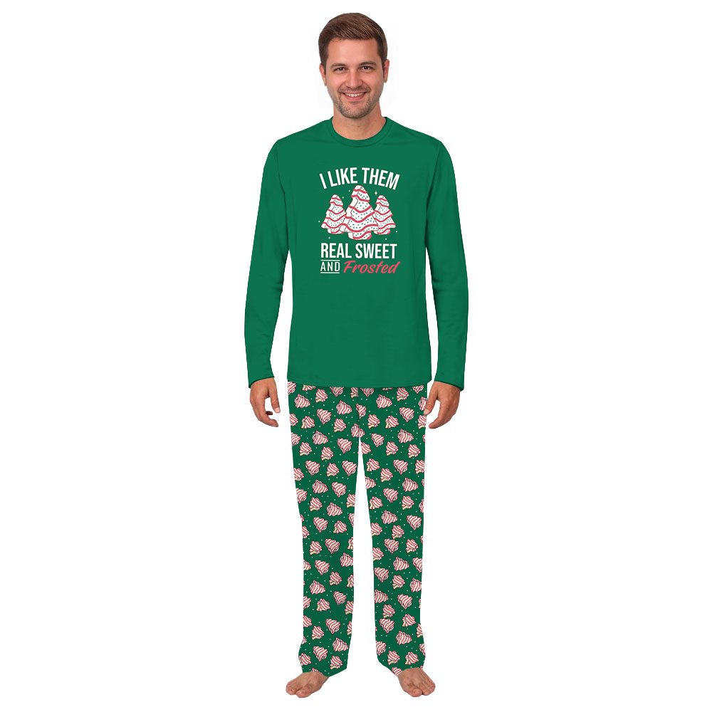Unique Green Christmas Tree Cake Pajamas Top And Pants Unique Green Christmas Tree Cake Pajamas Top And Pants