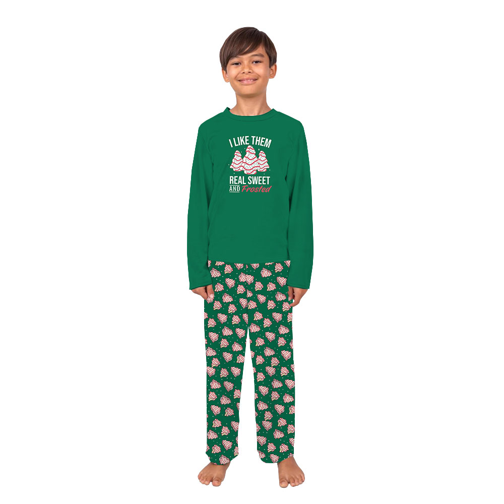 Unique Green Christmas Tree Cake Pajamas Top And Pants Unique Green Christmas Tree Cake Pajamas Top And Pants
