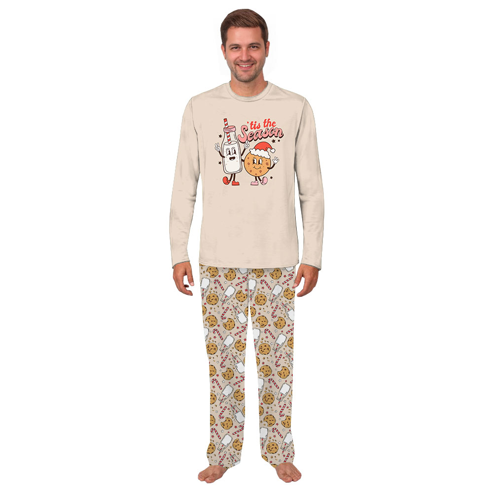 Milk And Cookies Santa Claus Matching Dog And Owner Holiday Pajamas Milk And Cookies Santa Claus Matching Dog And Owner Holiday Pajamas