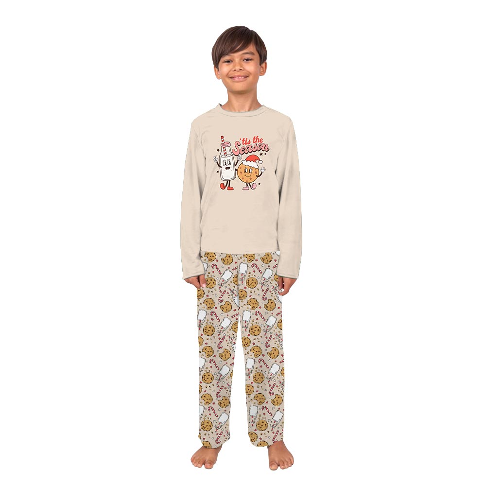 Milk And Cookies Santa Claus Matching Dog And Owner Holiday Pajamas Milk And Cookies Santa Claus Matching Dog And Owner Holiday Pajamas