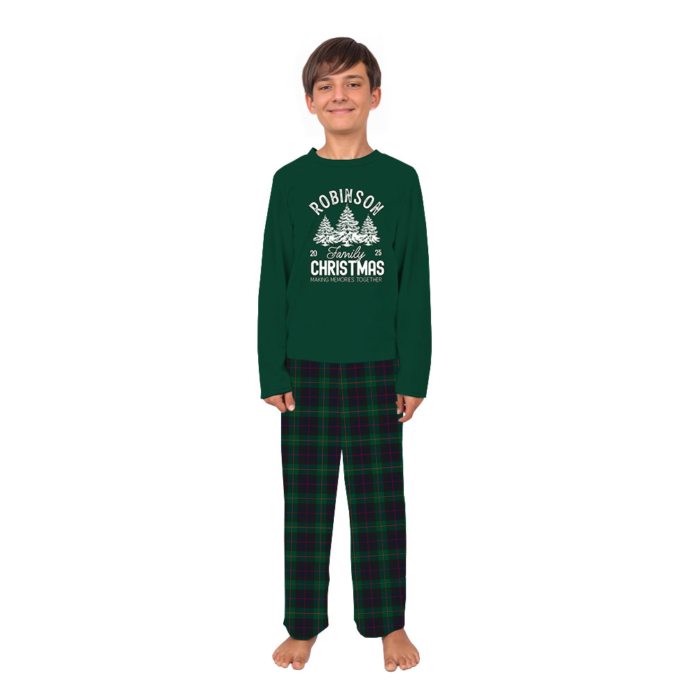 Custom 2025 Family Christmas Pajamas With Plus Size Custom 2025 Family Christmas Pajamas With Plus Size