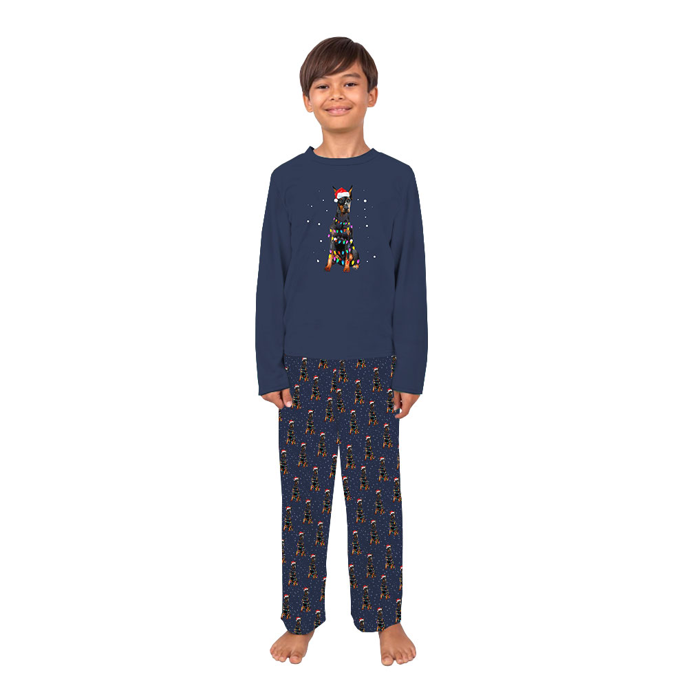 Funny Doberman Pajamas For Adults And Kids Funny Doberman Pajamas For Adults And Kids