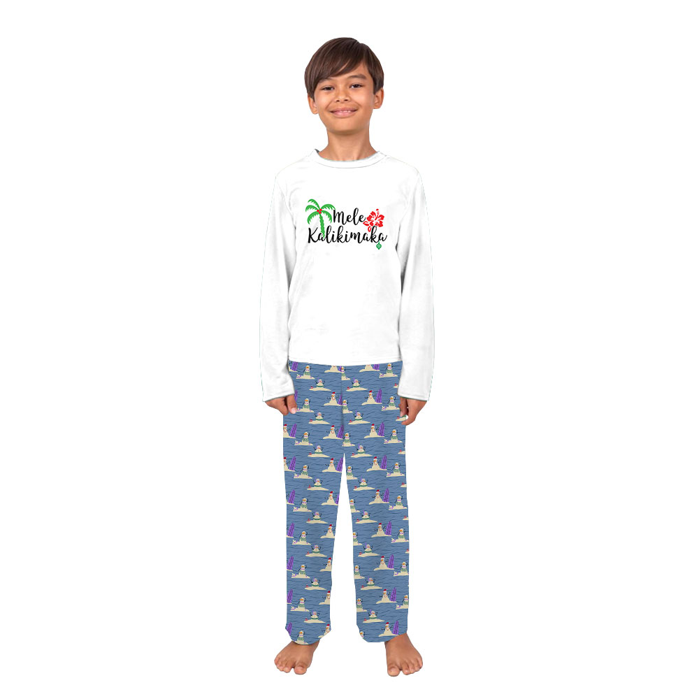 Beach Theme Coastal Christmas Pajamas Mele Kalikimaka Beach Theme Coastal Christmas Pajamas Mele Kalikimaka
