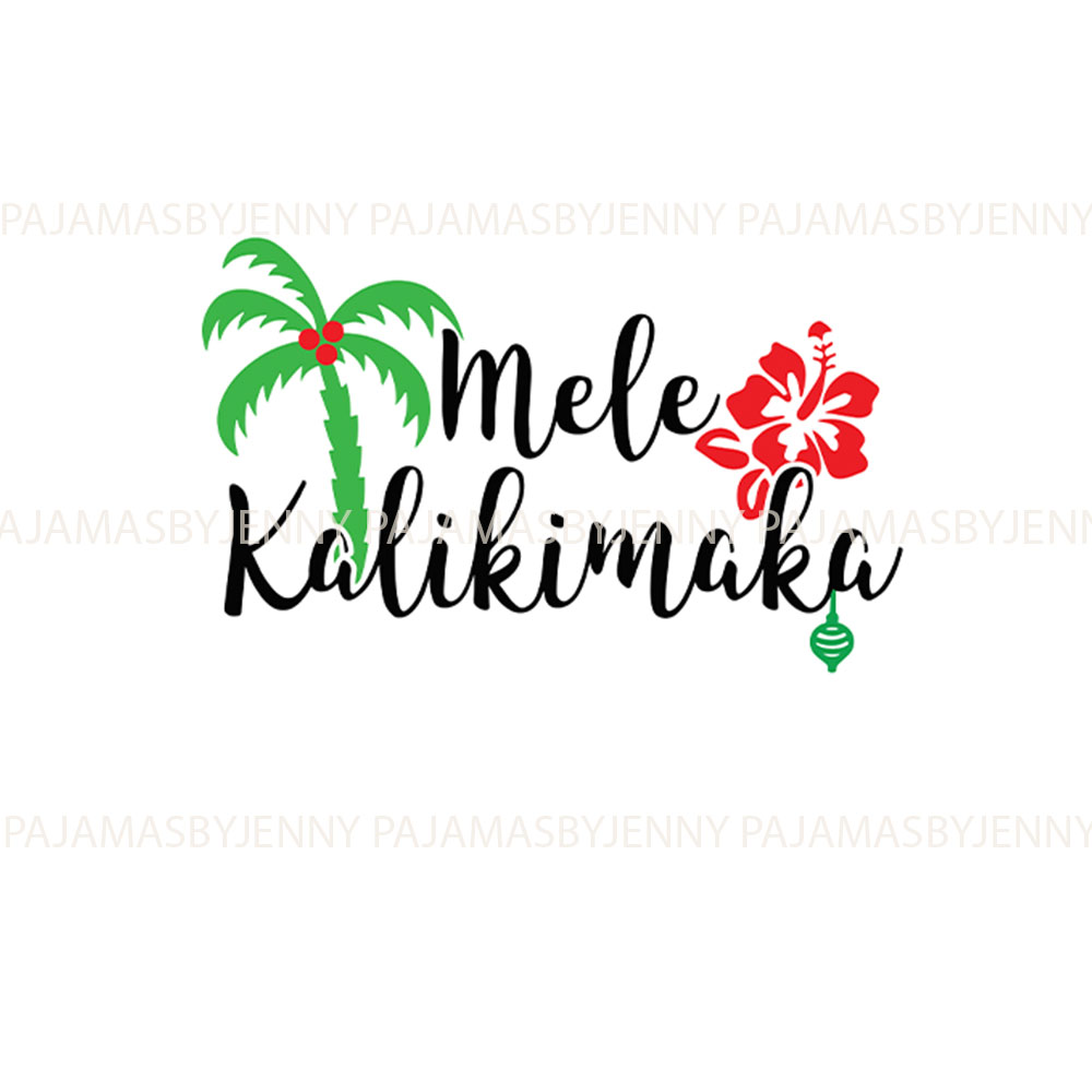 Beach Theme Coastal Christmas Pajamas Mele Kalikimaka Beach Theme Coastal Christmas Pajamas Mele Kalikimaka
