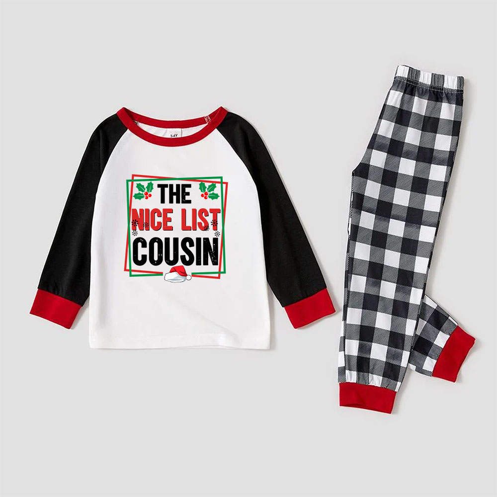 Personalized Cousin Crew Matching Pajamas With Hem Personalized Cousin Crew Matching Pajamas With Hem