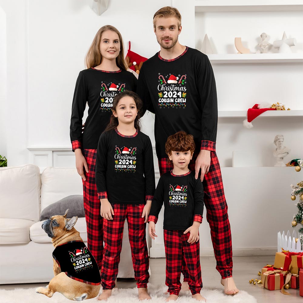 Christmas 2024 Cousin Crew Family Holiday Pajamas Christmas 2024 Cousin Crew Family Holiday Pajamas