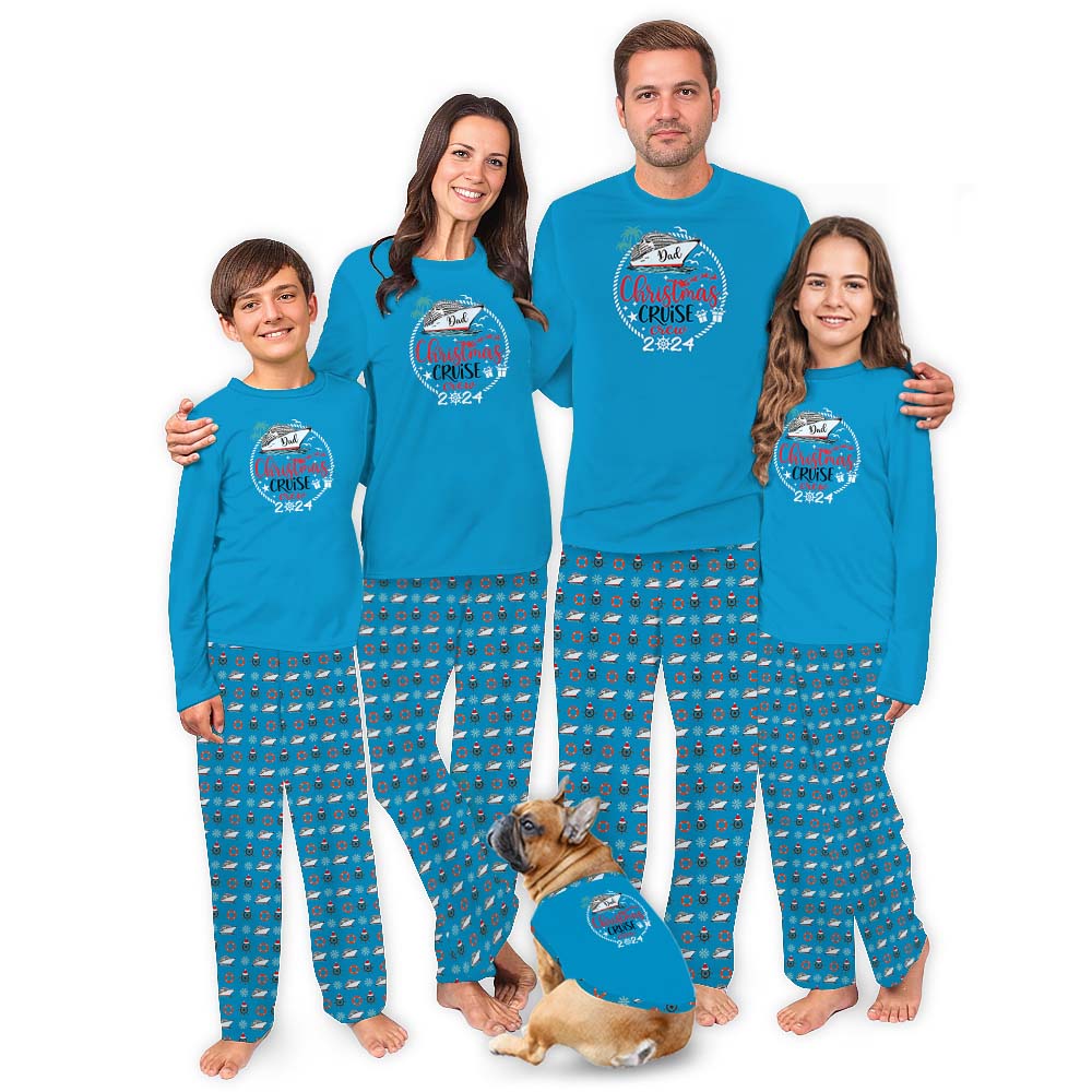 Customizable Family Christmas Cruise Pajamas 2024 Customizable Family Christmas Cruise Pajamas 2024