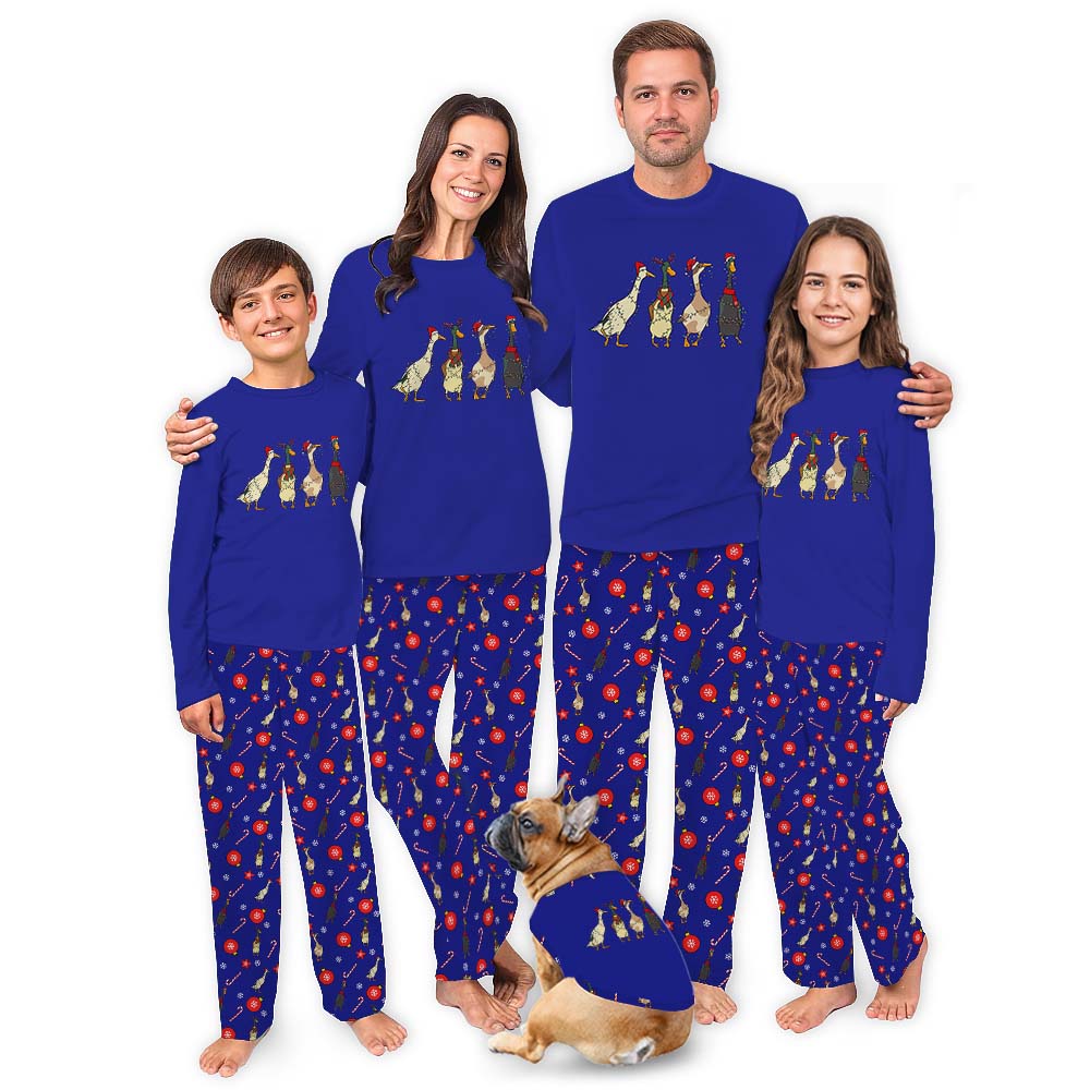 Christmas Duck Matching Dog And Owner Holiday Pajamas Christmas Duck Matching Dog And Owner Holiday Pajamas